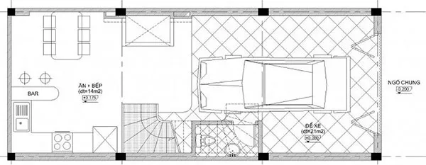 Mê đắm 5 mẫu nhà 4x10m 3 tầng nhỏ xinh giữa lòng phố thị