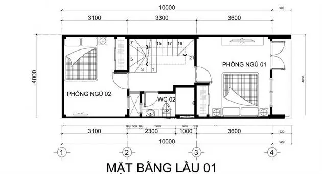 Mê đắm 5 mẫu nhà 4x10m 3 tầng nhỏ xinh giữa lòng phố thị