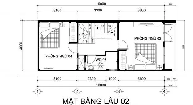 Mê đắm 5 mẫu nhà 4x10m 3 tầng nhỏ xinh giữa lòng phố thị