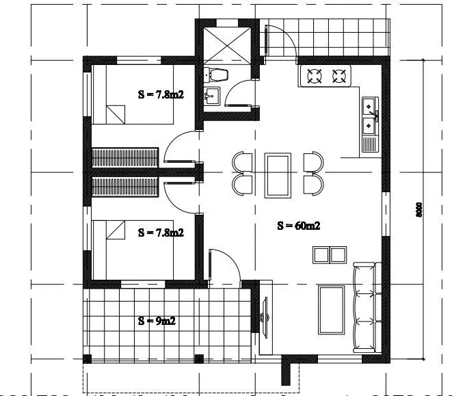 Mê đắm 5 mẫu nhà cấp 4 mái thái 8x8m đẹp đáng tham khảo