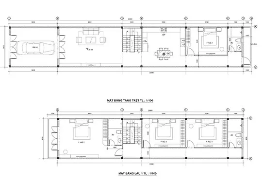 Mê đắm 5 mẫu nhà ống 2 tầng 5x23m đẹp tinh tế và sang trọng