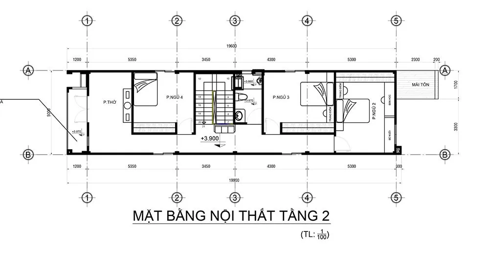 Mê đắm 5 mẫu nhà ống 2 tầng 5x23m đẹp tinh tế và sang trọng