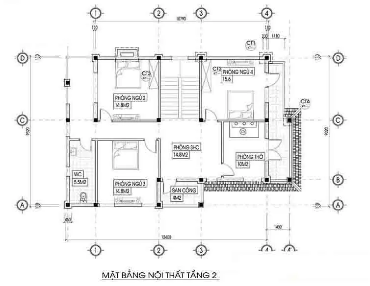 Mê mẩn 10 mẫu nhà 2 tầng mặt tiền 9m sang trọng đẳng cấp