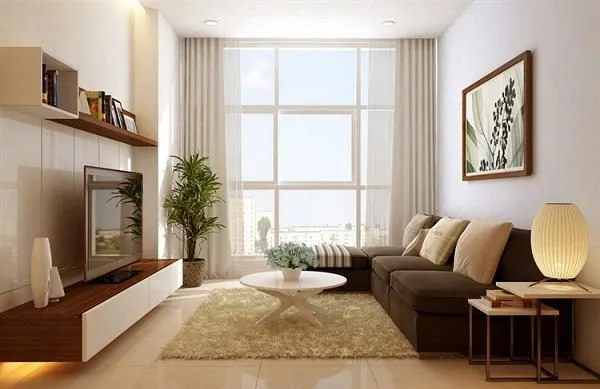 Mẹo biến hóa nội thất phòng khách hẹp của căn hộ chung cư rộng rãi hơn