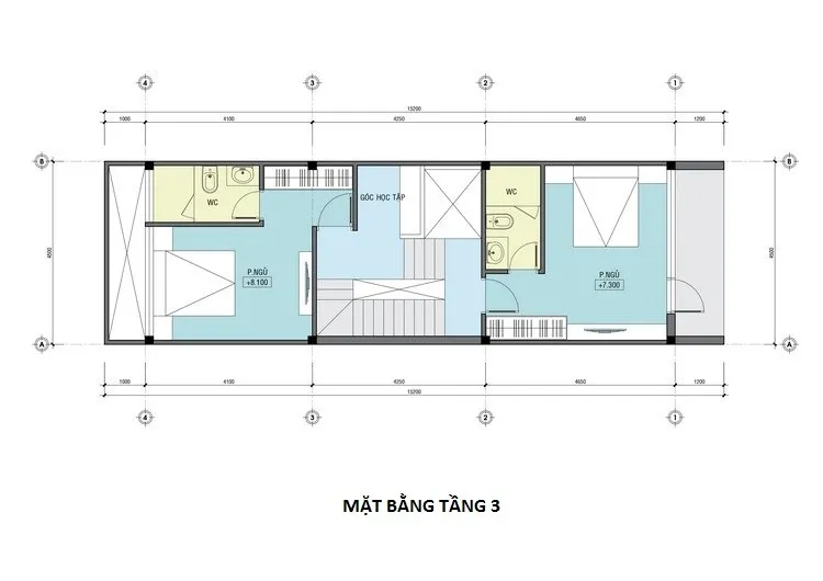 Ngắm nhìn mẫu nhà ống 3 tầng lệch của Ms. Huyền tại Hòa Bình