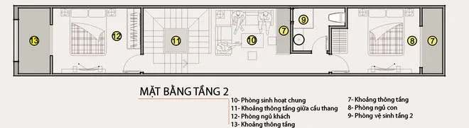 Ngỡ ngàng trước vẻ đẹp của mẫu thiết kế nhà 2 tầng 6×15