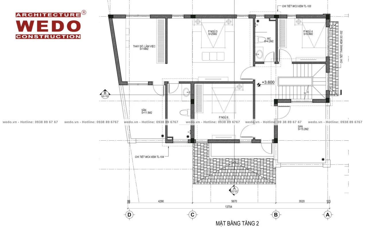 Nhà 2 tầng 15x10m hiện đại, mang dấu ấn riêng biệt tại Thái Bình – WEDO