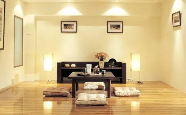 Nội thất phòng khách 20m2 phong cách Nhật Bản cho căn hộ chung cư
