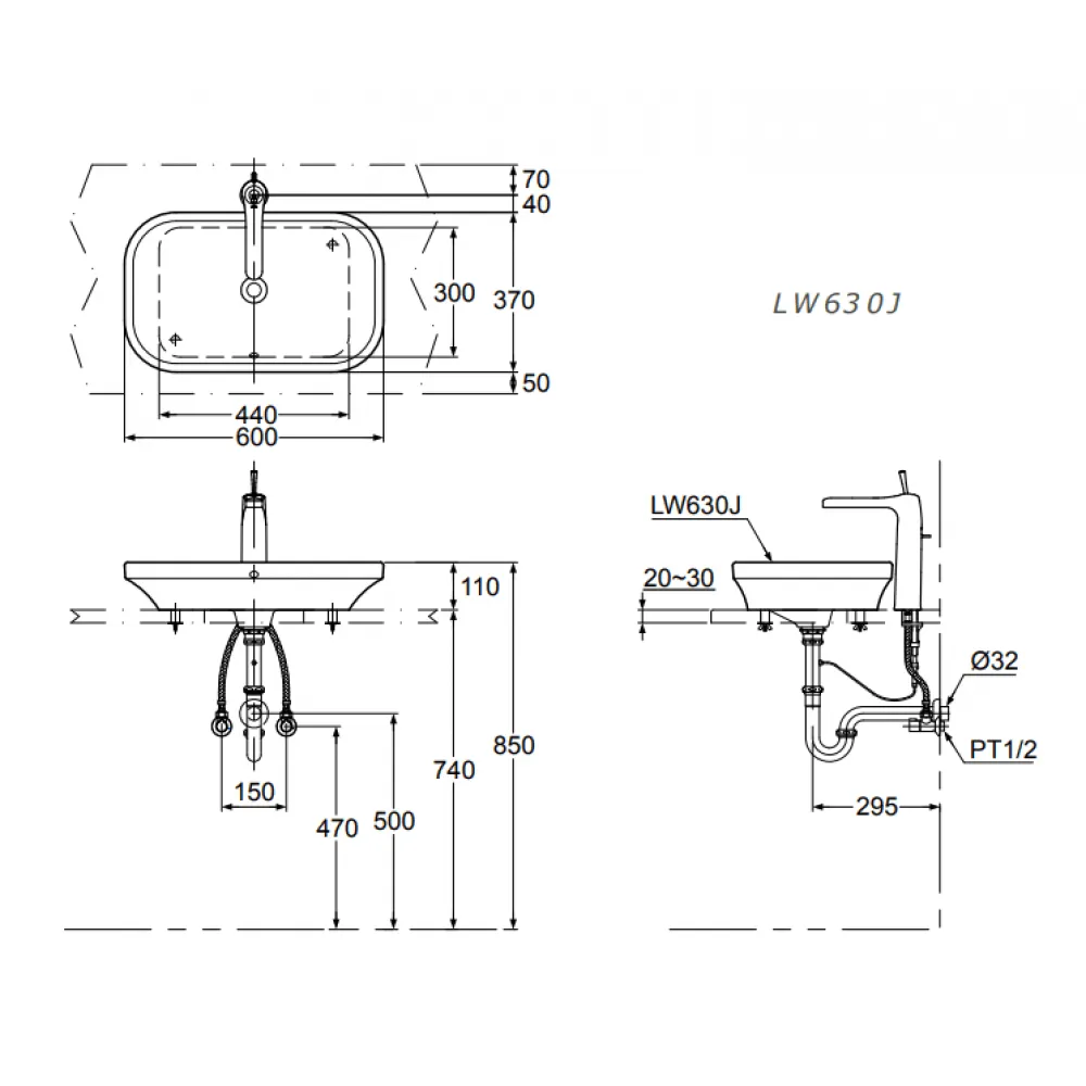 Quy cách kích thước lavabo tiêu chuẩn mới nhất 2020