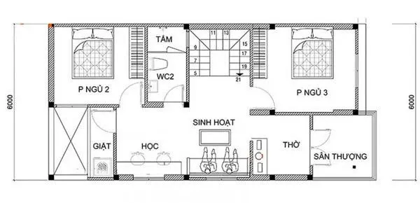 Sống chất với 5 mẫu nhà ống 2 tầng 6x12m đẹp tiện nghi nhất hiện nay