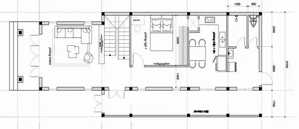 Sưu tầm 5 mẫu nhà cấp 4 7×20 đẹp được xây dựng nhiều nhất hiện nay