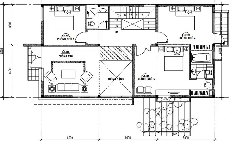 Tham khảo 5 mẫu nhà 2 tầng mái thái 7x12m đẹp như ý