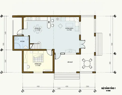 Tham khảo 5 mẫu nhà 2 tầng mái thái 7x12m đẹp như ý