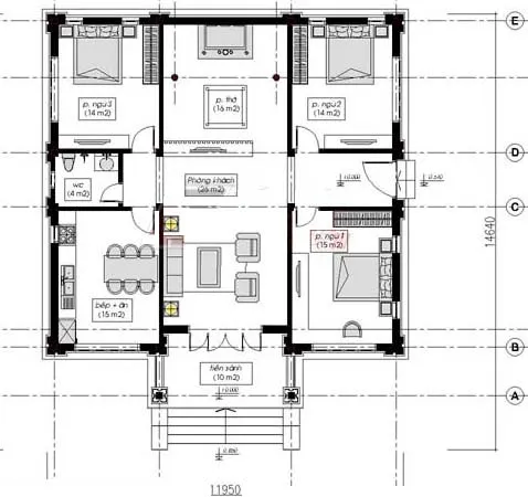 Tham khảo 5 mẫu nhà cấp 4 mái thái mặt tiền 12m sang trọng và tinh tế