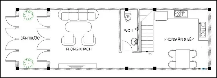 Tham khảo 5 thiết kế nhà ống 3 tầng 4x12m đẹp mê mải