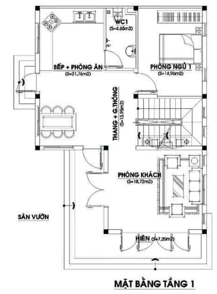 Tham quan mẫu biệt thự mini 2 tầng 80m2 đẹp sang trọng