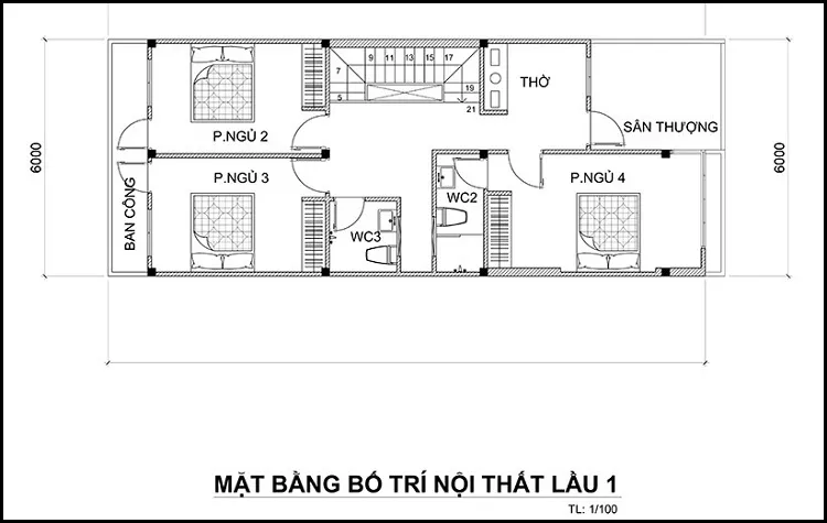 Thiết kế biệt thự 6x20m hiện đại không gian sống đẳng cấp mới