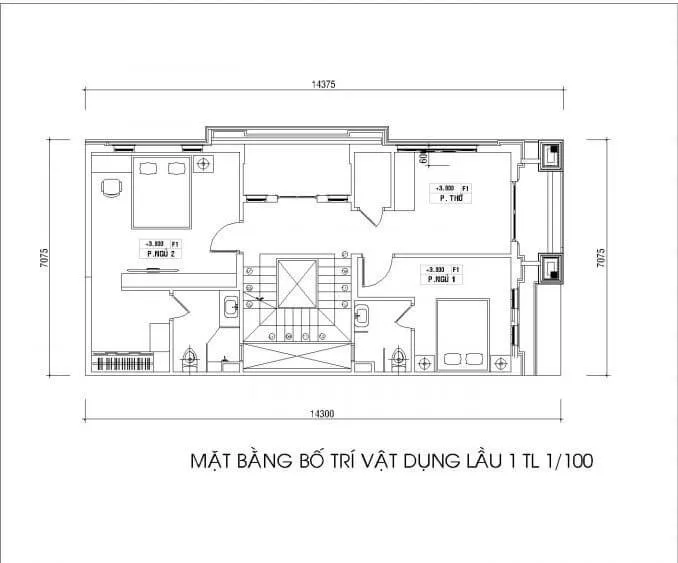 Thiết kế biệt thự 8x16m không gian mở – Tinh hoa kiến trúc hiện đại