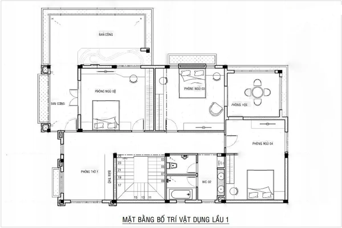 Thiết kế biệt thự hiện đại hướng Nam “đại cát đại lợi”