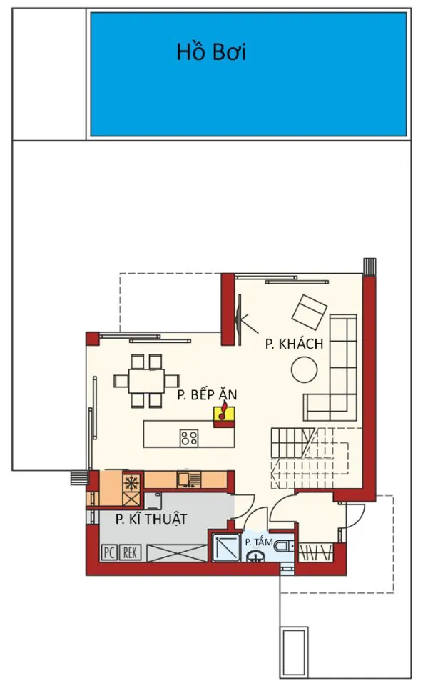 Thiết kế biệt thự hiện đại hướng Nam “đại cát đại lợi”