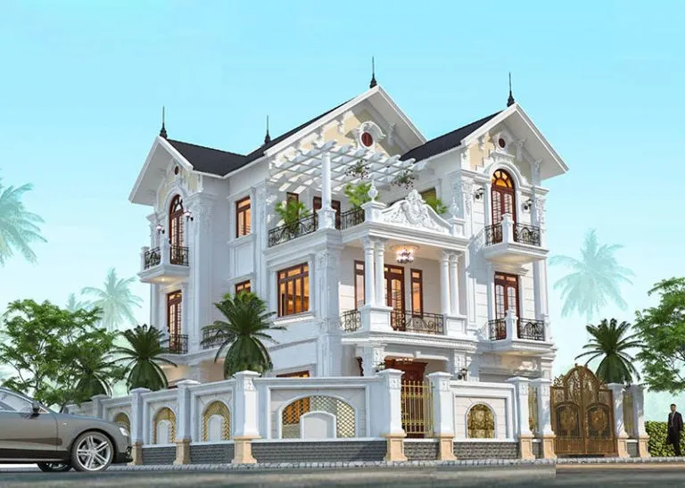 Thiết kế biệt thự phong cách tân cổ điển, thổi hồn vào kiến trúc Việt