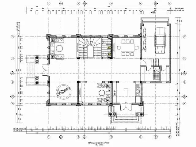 Thiết kế biệt thự tân cổ điển kiểu Pháp 3 tầng