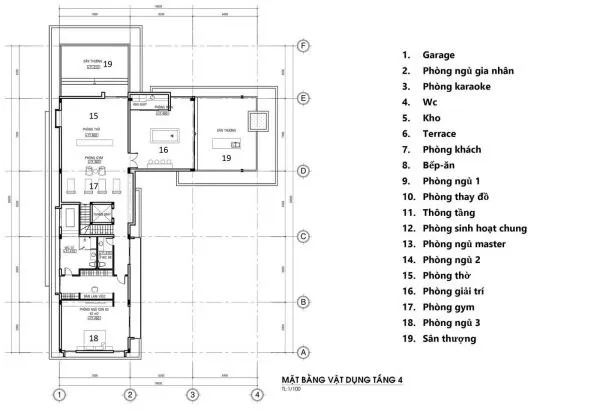 Thiết kế mẫu biệt thự 4 tầng hiện đại, đẳng cấp cho gia đình trẻ