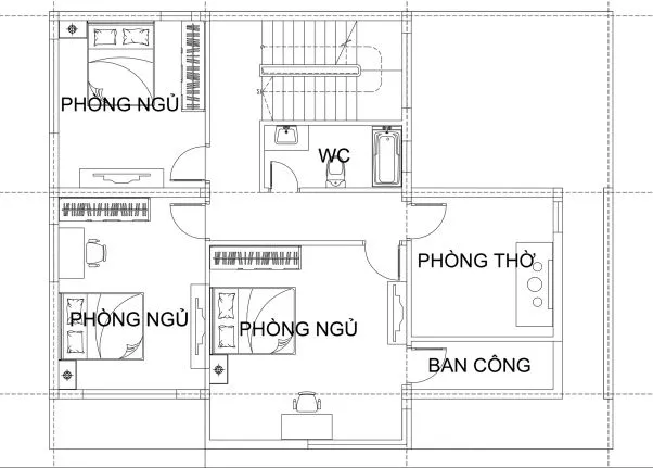 Thiết kế nhà 2 tầng 90m2 độc đáo tại Kim Bôi – Hòa Bình