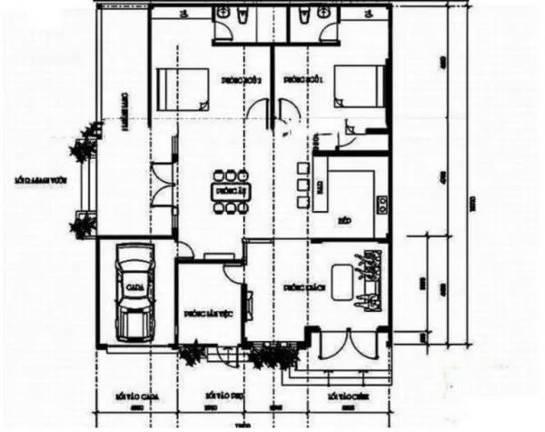 Thiết kế nhà cấp 4 kiểu Pháp sang trọng cực đẹp