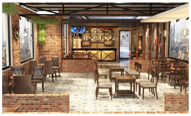 Thiết kế nhà hàng hiện đại theo phong cách mộc tại Bắc Ninh