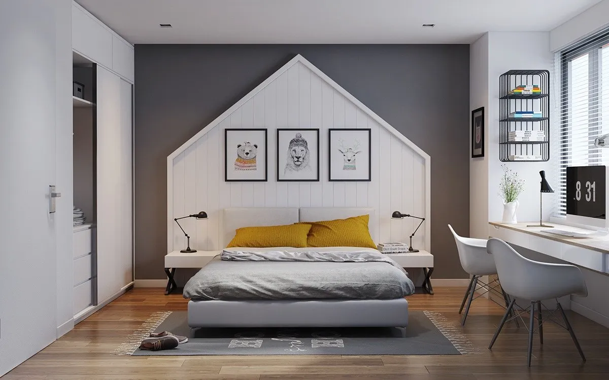 Thiết kế nội thất căn hộ 3 phòng ngủ hiện đại và tiện nghi