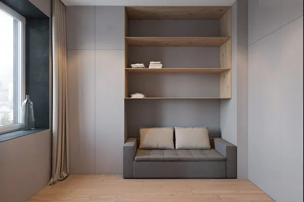 Thiết kế nội thất căn hộ đẹp tối giản với tông màu tối ấn tượng
