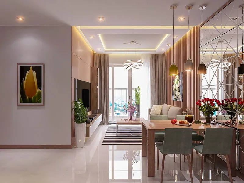 Thiết kế nội thất chung cư 85m2 phong cách hiện đại