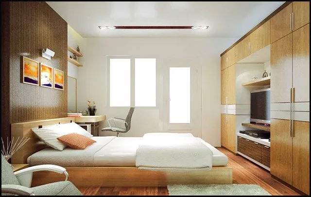 Thiết kế nội thất phòng ngủ 15m2 tiện nghi và đẹp đến khó cưỡng