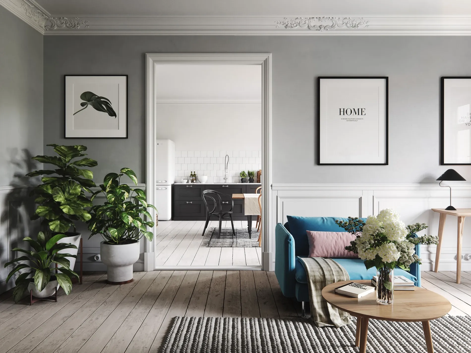 Thiết kế nội thất Scandinavian – cảm hứng từ xứ sở tuyết trắng