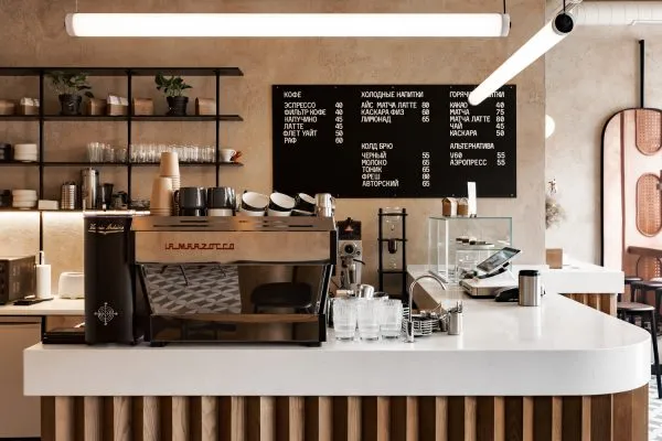 Thiết kế quán cafe 80m2 phong cách hiện đại tại Hà Nội