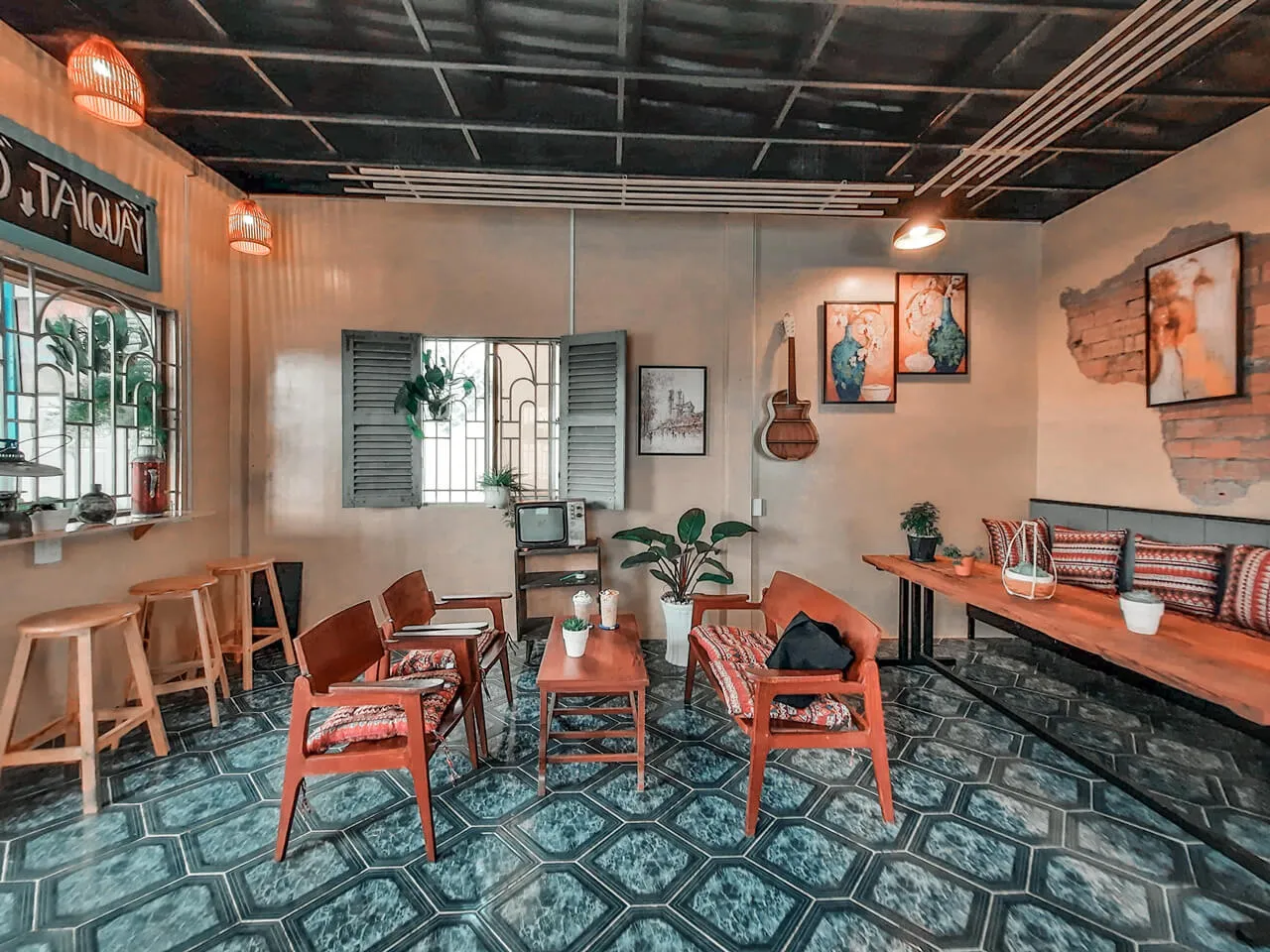 Thiết kế quán cafe phong cách retro – Nét đẹp vượt năm tháng