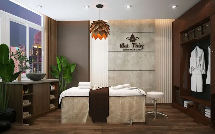 Thiết kế Spa Mai Thủy, khúc biến tấu hiện đại giữa thành phố