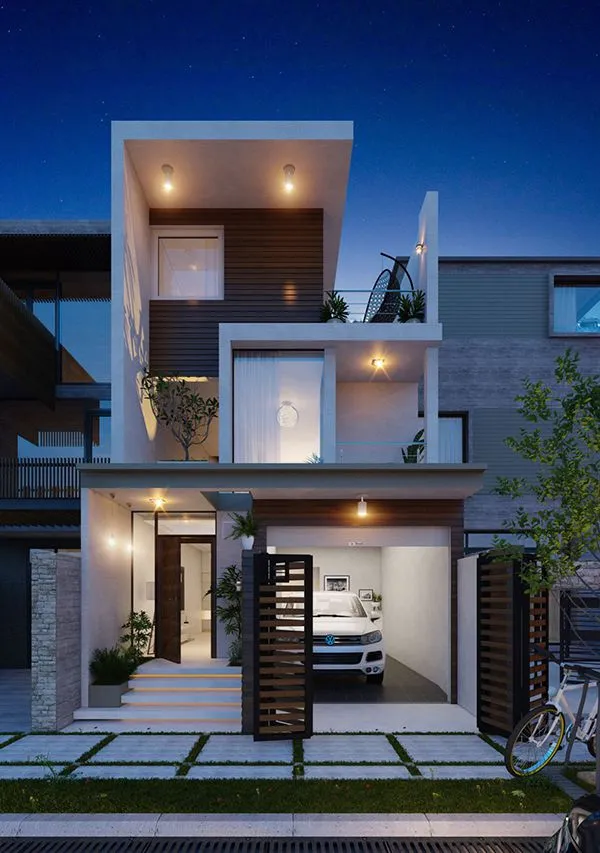 Thiết kế tầng trệt nhà phố cho không gian sống hiện đại
