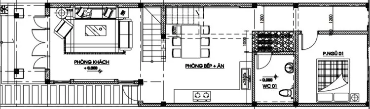 Tiết lộ 7 mẫu nhà cấp 4 gác lửng mái thái được nhiều chủ đầu tư lựa chọn