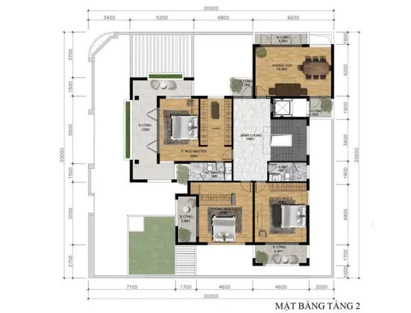 Tổng hợp 3 mẫu thiết kế biệt thự 6 phòng ngủ đẹp đầy đủ tiện nghi