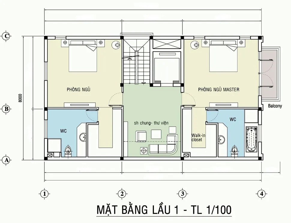 Tổng hợp 3 mẫu thiết kế biệt thự 8m đẳng cấp