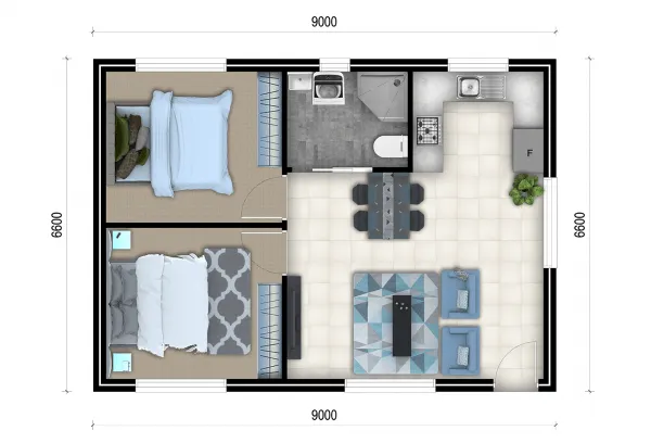 Tổng hợp các mẫu thiết kế nội thất căn hộ chung cư 50m2 không nên bỏ qua