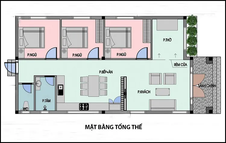 Tổng hợp thiết kế nhà 3 phòng ngủ đa dạng phong cách