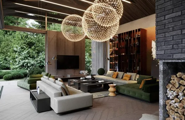 Top 20+ mẫu nội thất phòng khách sang trọng cho thiết kế biệt thự (P1)