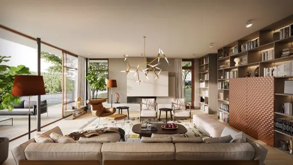 Top 20+ mẫu nội thất phòng khách sang trọng cho thiết kế biệt thự (P2)