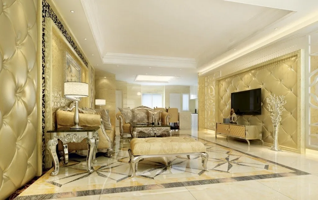 Top 20+ mẫu phòng khách tân cổ điển sang trọng cho biệt thự, căn hộ cao cấp