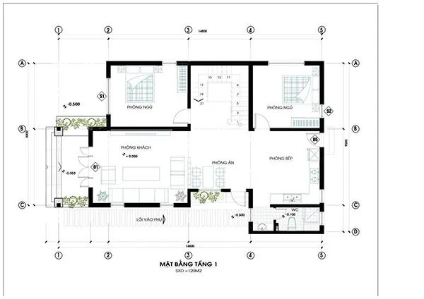 Top 3 mẫu biệt thự 2 tầng hiện đại 100m2 ấn tượng nhất hiện nay