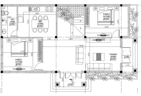 Top 3 mẫu biệt thự 2 tầng hiện đại 100m2 ấn tượng nhất hiện nay