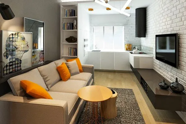 Top 30 mẫu thiết kế nội thất phòng khách và bếp được ưa chuộng nhất